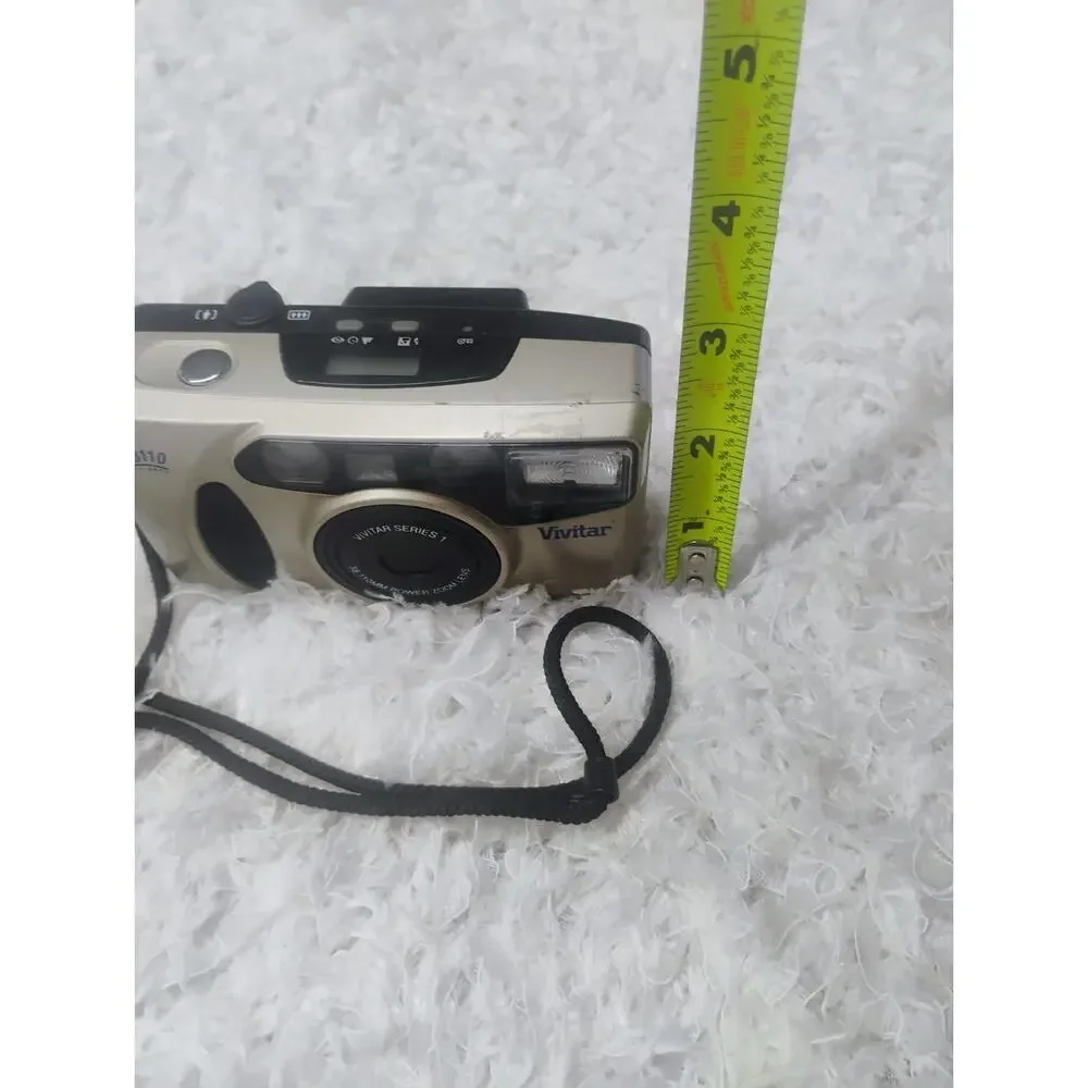 Vintage Vivitar PZ 3110 Day Date 38mm Point & Shoot Film Camera *Tested* Photo